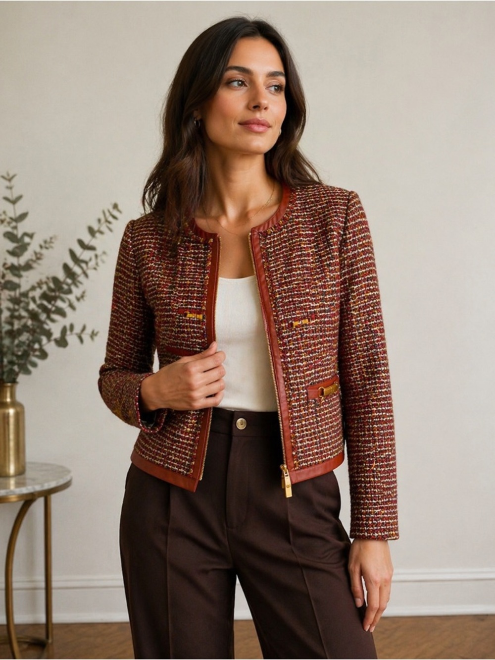 BOGO Ellen Tracy Tweed Jacket Sz 2